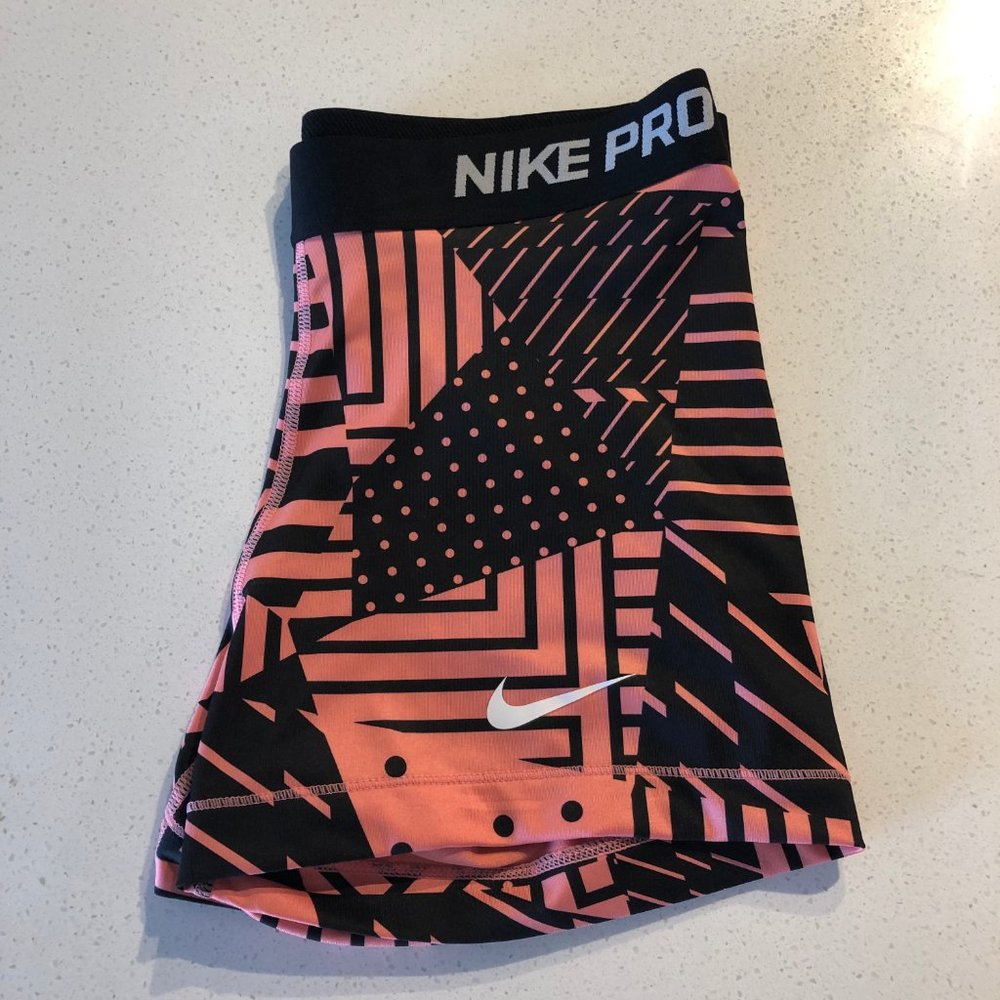 Patterned Nike Pro Spandex